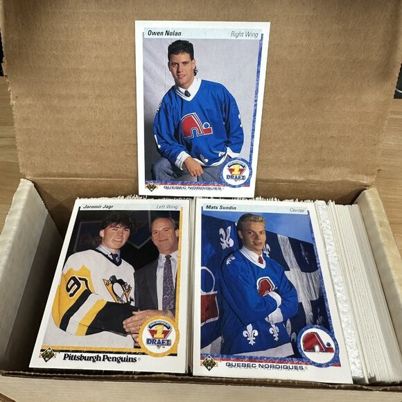 1990-91 Upper Deck Hockey Complete Set 1-400 Jagr Sundin & Nolan RC - Picture 1 of 1